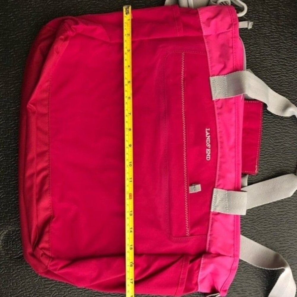 NEW Lands End TRAVEL weekender tote laptop bag - Picture 11 of 13